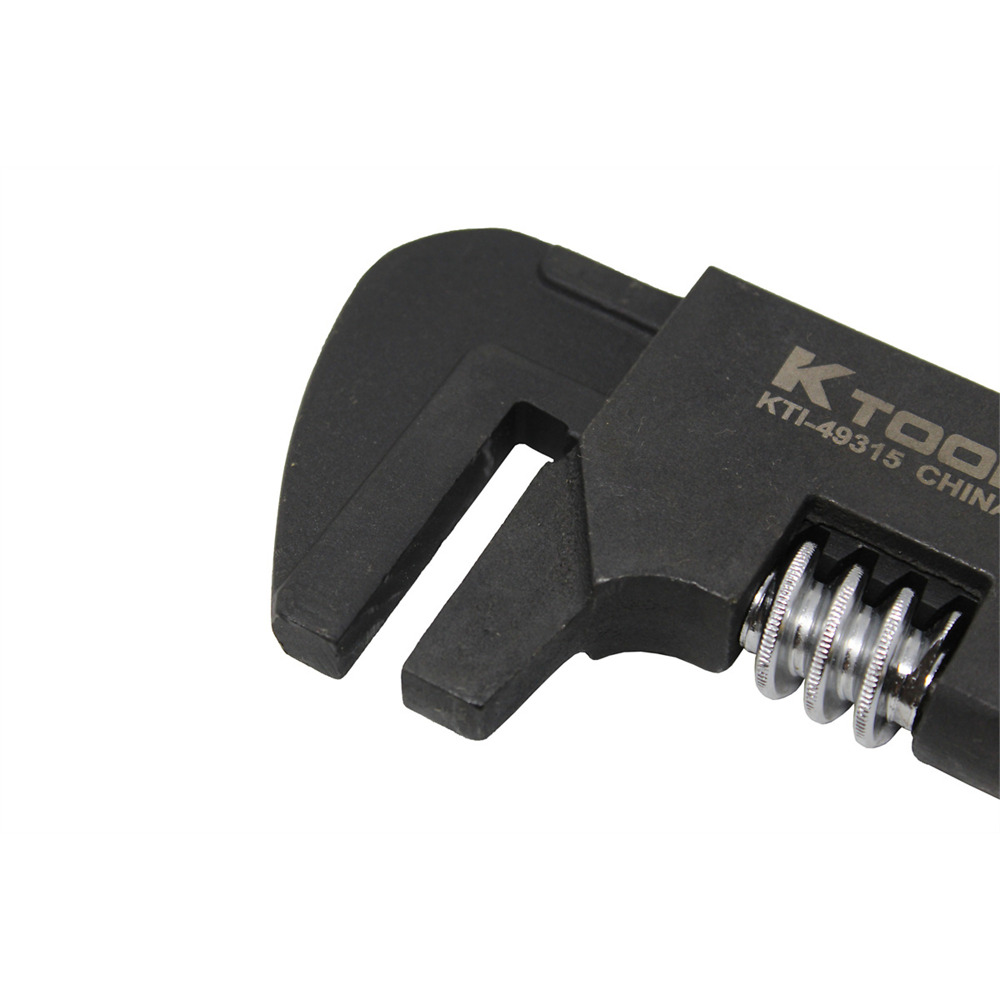 K-Tool International Auto Wrench — 15in., Adjustable Opening to 3 1/4in., Black Oxide, Model# KTI49315